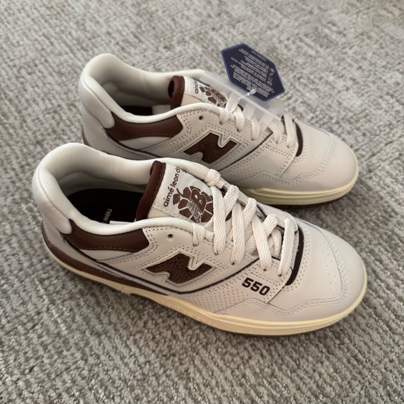 [SOLD] Aimé Leon Dore New Balance 550 Brown NWT Sneakers - Picture 4 of 8